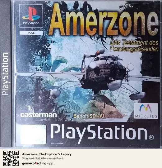 Amerzone: The Explorer's Legacy PlayStation, Germany box front
