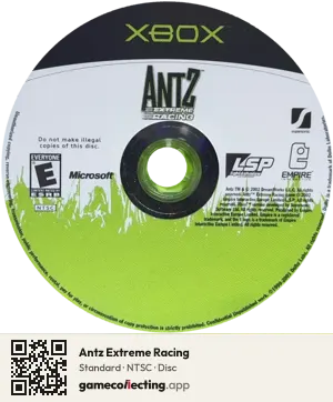 Antz Extreme Racing Xbox, NTSC disc