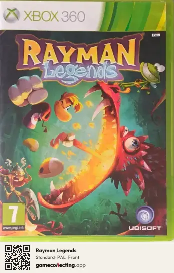 Rayman Legends Xbox 360, PAL box front