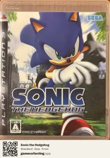 Sonic the Hedgehog PlayStation 3, Asia box front