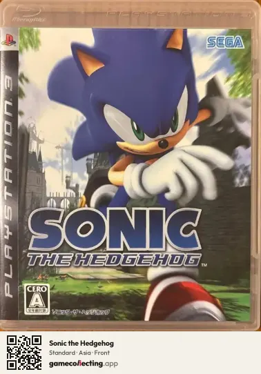 Sonic the Hedgehog PlayStation 3, Asia box front