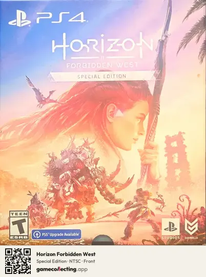 Horizon Forbidden West PlayStation 4, NTSC box front