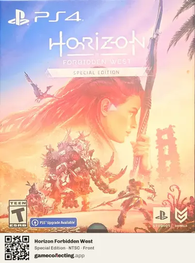 Horizon Forbidden West PlayStation 4, NTSC box front