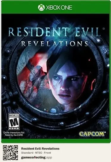 Resident Evil: Revelations Xbox One, NTSC box front