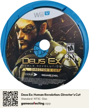 Deus Ex: Human Revolution: Director's Cut Nintendo Wii U, NTSC disc