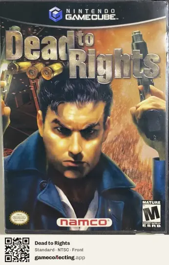 Dead to Rights Nintendo GameCube, NTSC box front