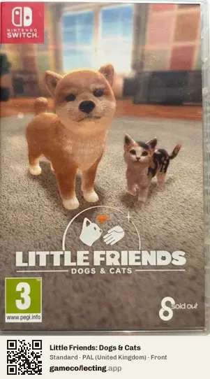 Little Friends: Dogs & Cats Nintendo Switch, United Kingdom box front