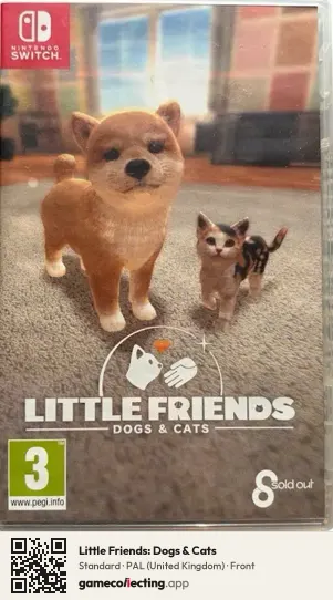 Little Friends: Dogs & Cats Nintendo Switch, United Kingdom box front