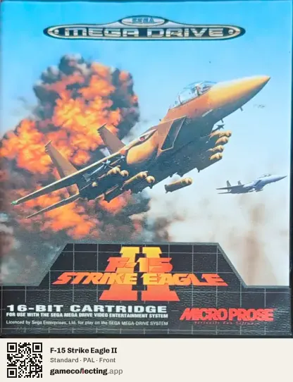 F-15 Strike Eagle II Sega Mega Drive / Genesis, PAL box front