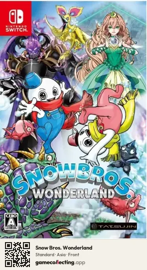 Snow Bros. Wonderland Nintendo Switch, Asia box front