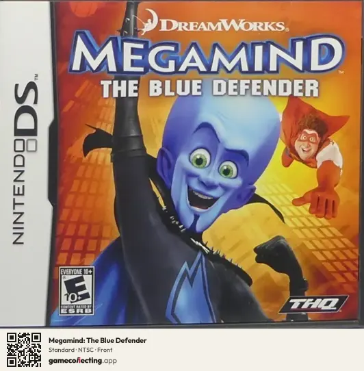 Megamind: The Blue Defender Nintendo DS, NTSC box front