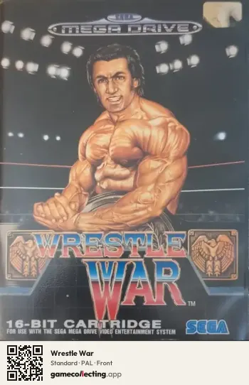 Wrestle War Sega Mega Drive / Genesis, PAL box front