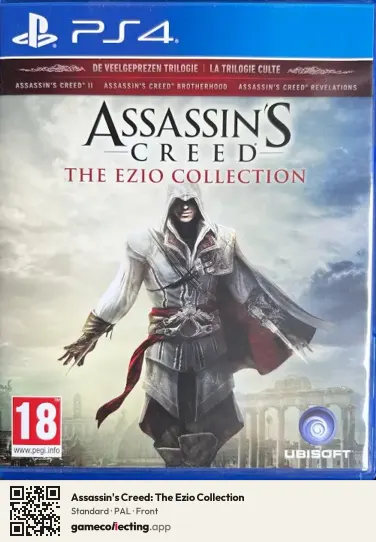 Assassin's Creed: The Ezio Collection PlayStation 4, PAL box front