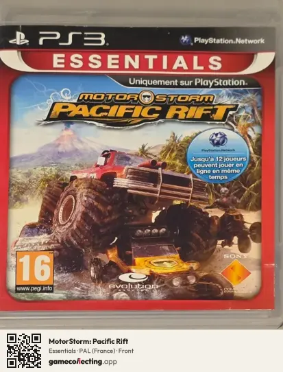 MotorStorm: Pacific Rift PlayStation 3, France box front