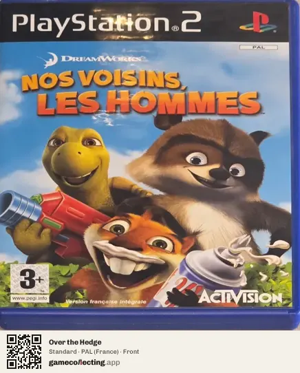 Over the Hedge PlayStation 2, France box front
