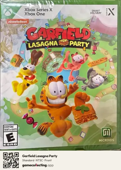 Garfield Lasagna Party Xbox Series X, NTSC box front