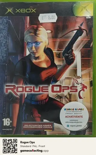 Rogue Ops Xbox, PAL box front