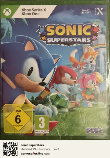 Sonic Superstars Xbox Series X, Germany box front