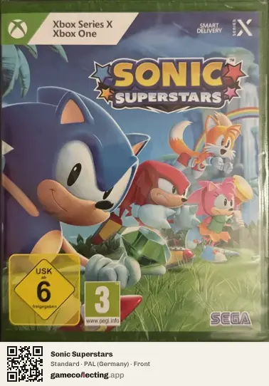 Sonic Superstars Xbox Series X, Germany box front
