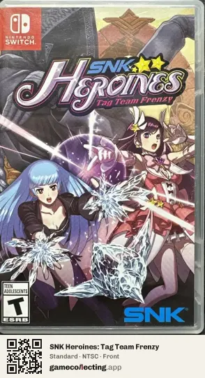 SNK Heroines: Tag Team Frenzy Nintendo Switch, NTSC box front