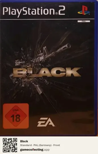 Black PlayStation 2, Germany box front