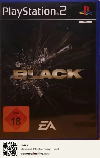 Black PlayStation 2, Germany box front