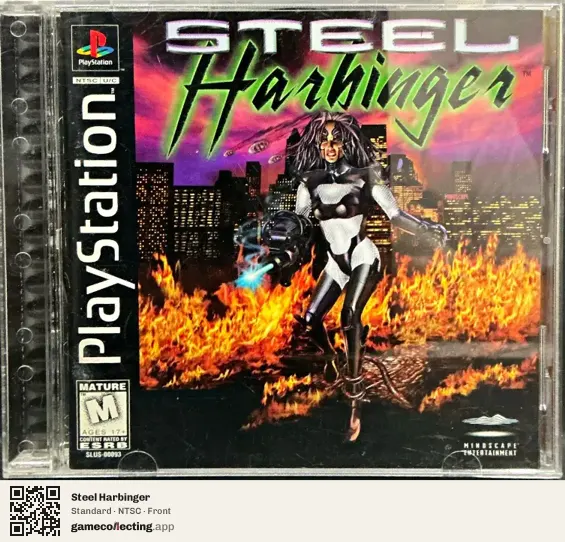 Steel Harbinger PlayStation, NTSC box front