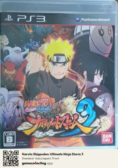 Naruto Shippuden: Ultimate Ninja Storm 3 PlayStation 3, Asia box front