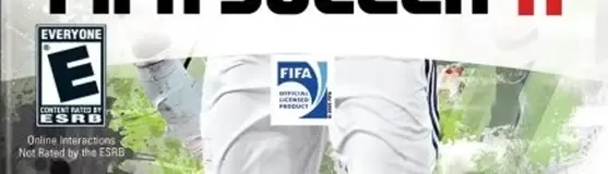 FIFA 11, the ESRB box on its front