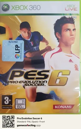 Pro Evolution Soccer 6 Xbox 360, Spain box front