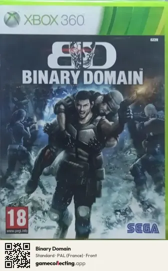 Binary Domain Xbox 360, France box front