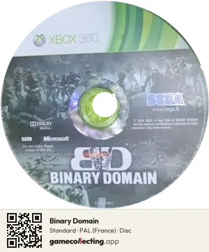 Binary Domain Xbox 360, PAL disc