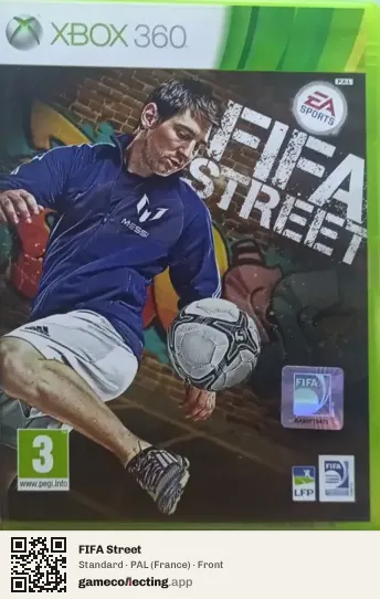FIFA Street Xbox 360, France box front