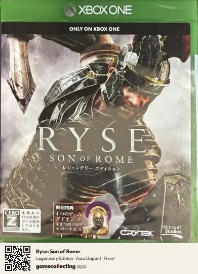Ryse: Son of Rome Xbox One, Asia box front