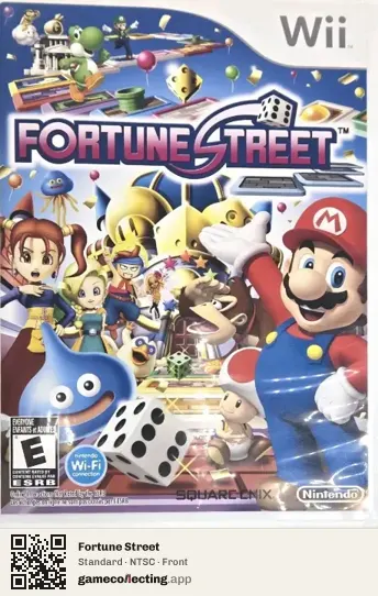 Fortune Street Nintendo Wii, NTSC box front