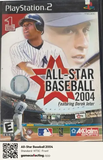 All-Star Baseball 2004 PlayStation 2, NTSC box front