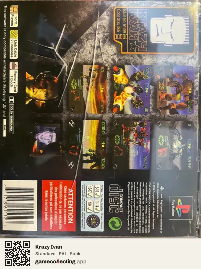 Krazy Ivan PlayStation, PAL box back
