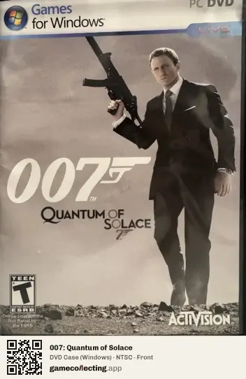 007: Quantum of Solace Computer, NTSC box front