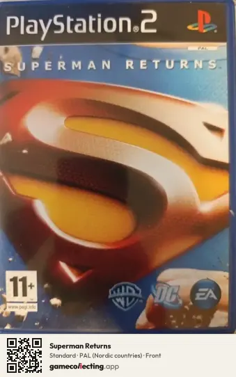 Superman Returns PlayStation 2, Nordic countries box front