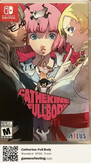 Catherine: Full Body Nintendo Switch, NTSC box front