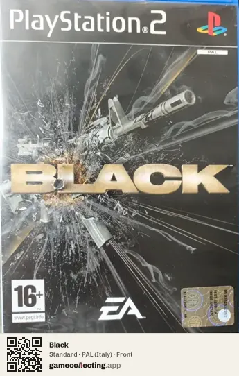Black PlayStation 2, Italy box front