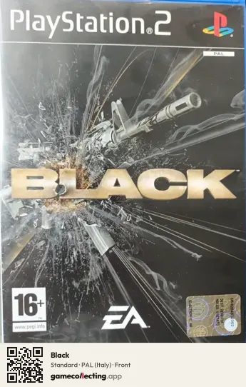 Black PlayStation 2, Italy box front