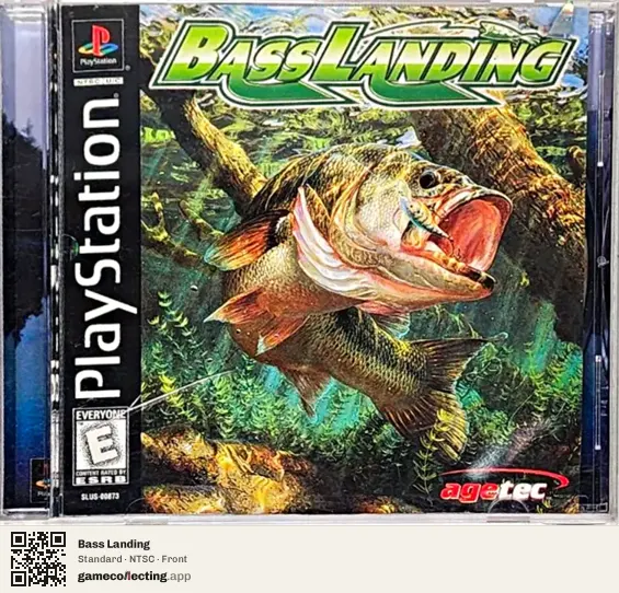 Bass Landing PlayStation, NTSC box front