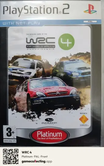 WRC 4 PlayStation 2, PAL box front