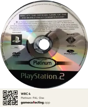 WRC 4 PlayStation 2, PAL disc