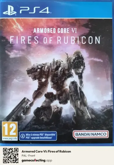 Armored Core VI: Fires of Rubicon PlayStation 4, PAL box front