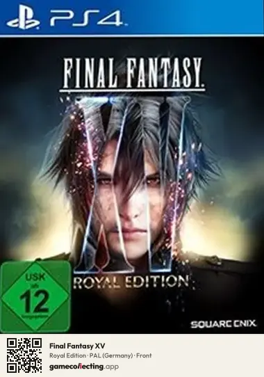 Final Fantasy XV PlayStation 4, Germany box front