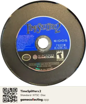 TimeSplitters 2 Nintendo GameCube, NTSC disc