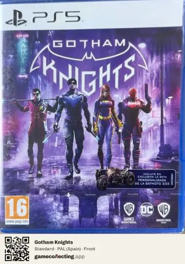 Gotham Knights PlayStation 5, Spain box front