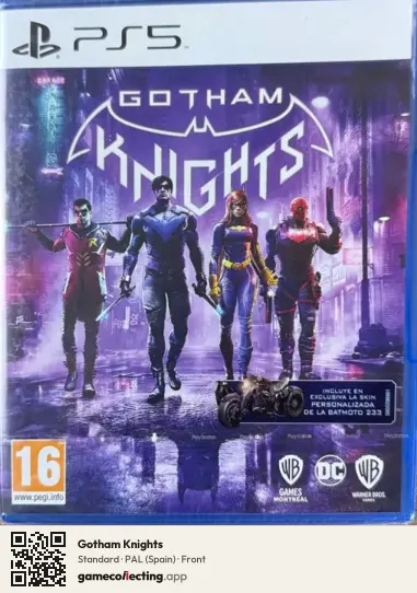 Gotham Knights PlayStation 5, Spain box front
